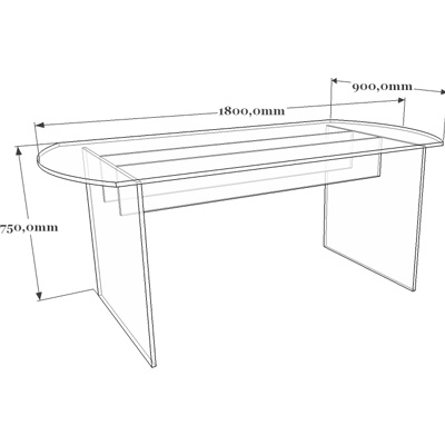 Схема конференц-стола 14-001
